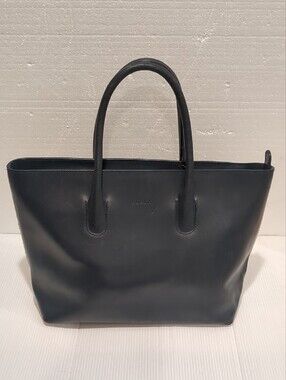 Furla Smooth Leather Handbag Tote.  Vintage From Italy